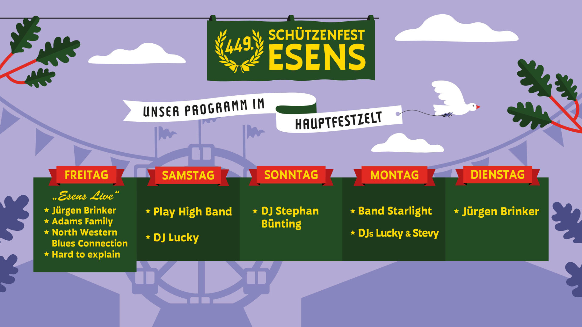 Musikevent hauptfestzelt